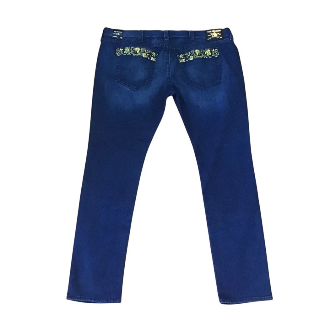 TRUE Religion mens 44 Rocco jeans gold plus size 44